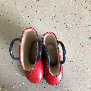 Lonecone Size 4 Red Rainboots